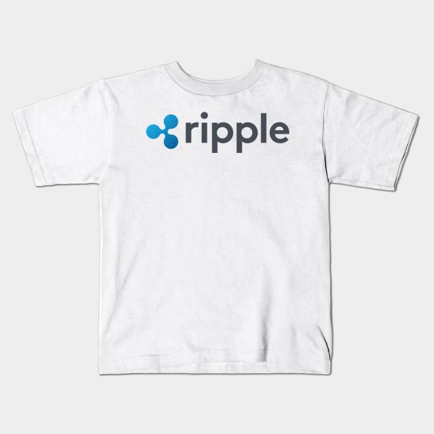 xrp ripple Kids T-Shirt by vivalarevolucio